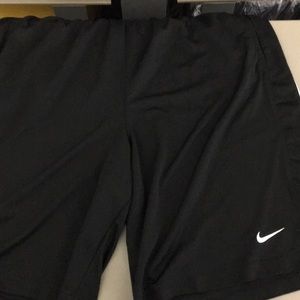 Black Nike mesh shorts. Size XXL
